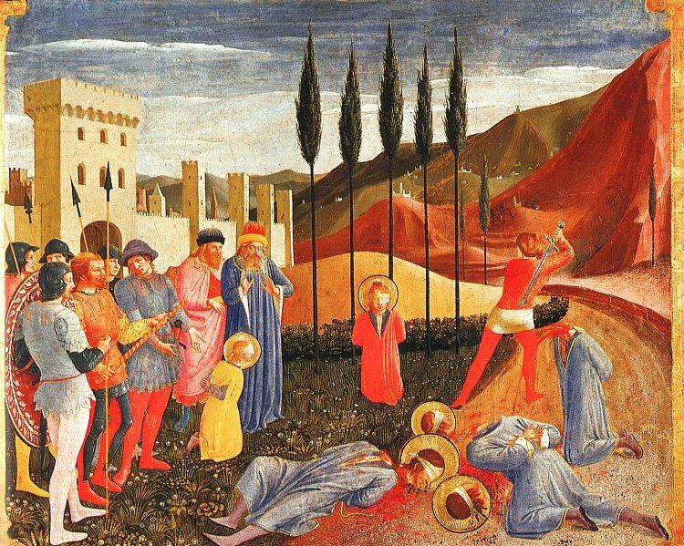 Fra Angelico Decapitation of Saints Cosmas and Damian France oil painting art